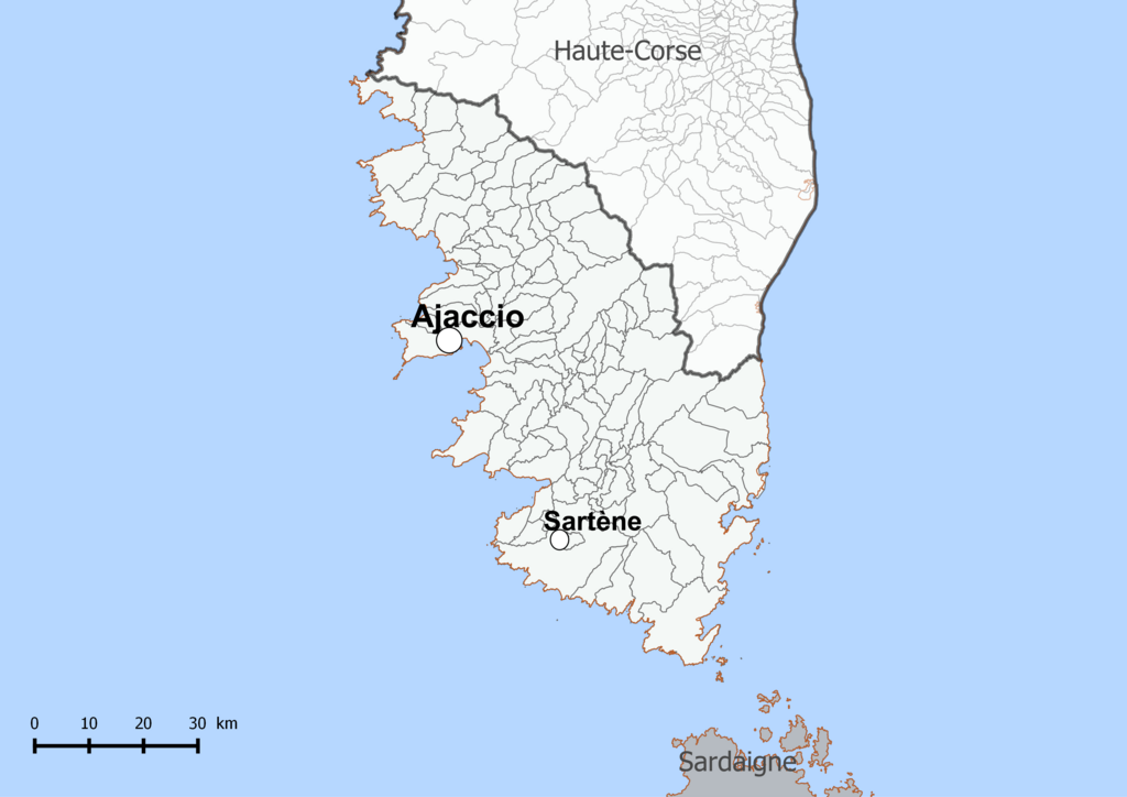 Monte escalier Corse-du-Sud