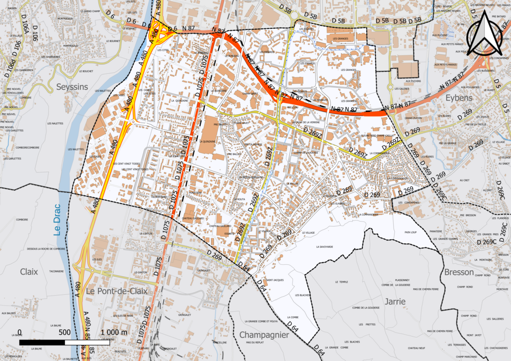 Monte escalier Échirolles