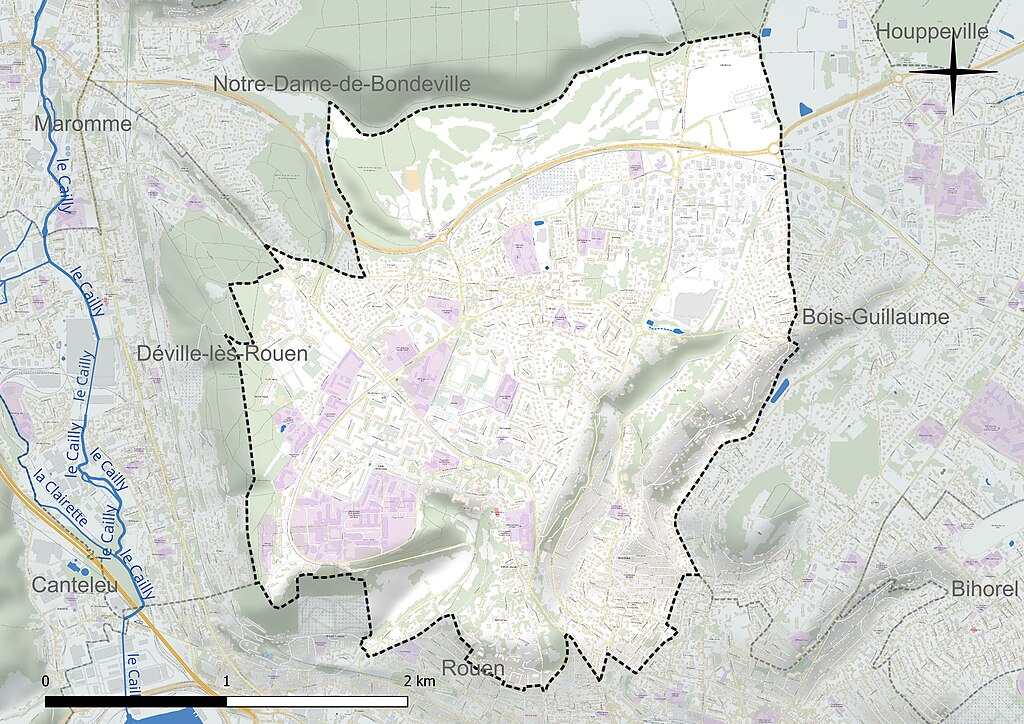 Monte escalier Mont-Saint-Aignan